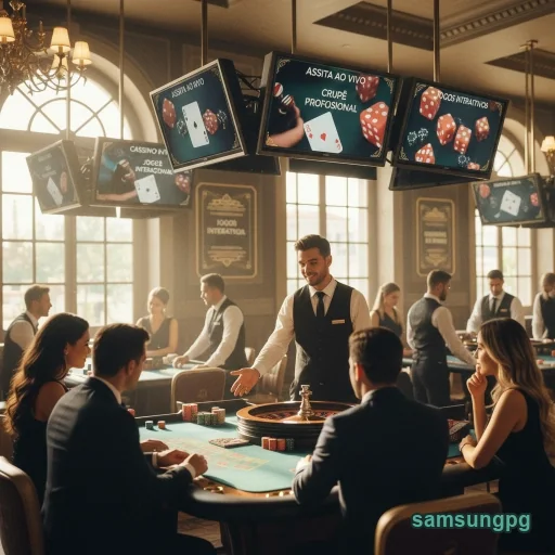 Ilustração de Experimente o Aplicativo Cassino da samsungpg com Segurança