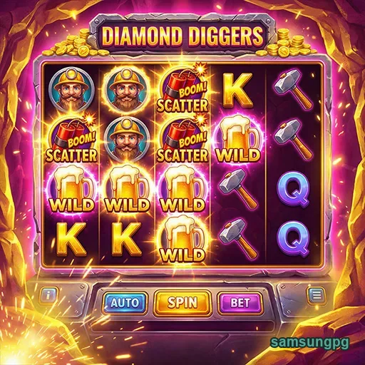 Ilustração de Explore os Jogos de Slots e Recompensas VIP no samsungpg