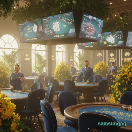 Ilustração de Acesse o cassino online samsungpg com segurança e velocidade