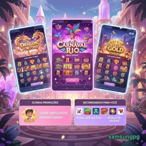 Ilustração de Experimente a eficiência da samsungpg em jogos VIP