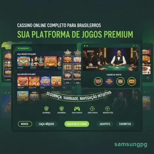 Ilustração de Experimente a eficiência da samsungpg em jogos VIP